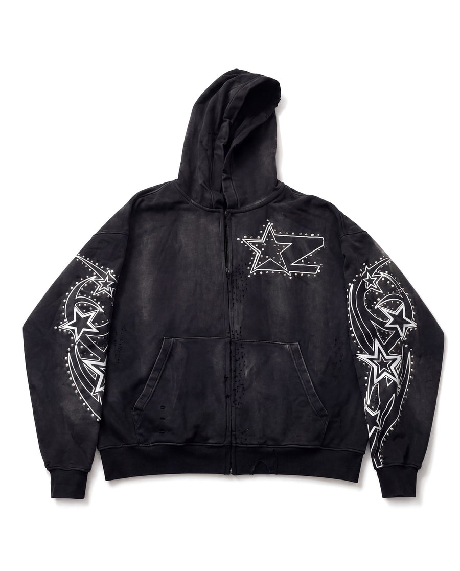 BLACK HOLE HOODIE (RIVETS)